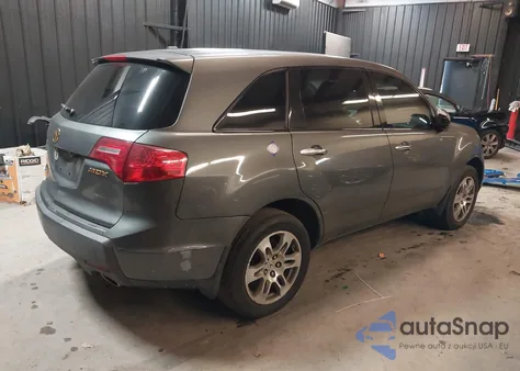 2007 Acura Mdx Technology Package z USA, uszkodzony, nr VIN 2HNYD28337H541593